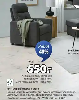 JYSK Fotel oferta