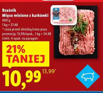 Lidl Mięso mielone Rzeźnik oferta