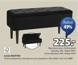 JYSK Ławka ze schowkiem S! oferta