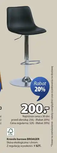 JYSK Krzesło barowe oferta