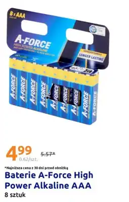Action Baterie A-Force High Power Alkaline AAA oferta