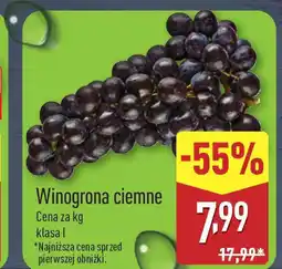 ALDI Winogrona ciemne oferta