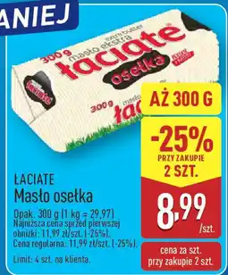 ALDI ŁACIATE Masło osełka oferta