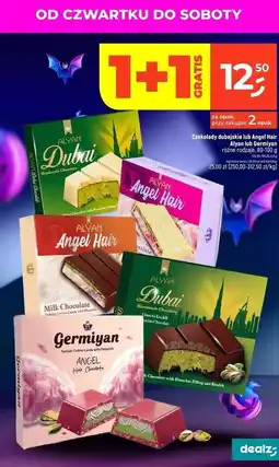 Dealz Czekolada ruby z anielskimi włosami Germiyan oferta