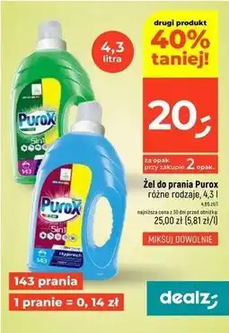 Dealz Żel do prania universal Purox oferta