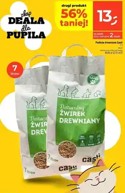 Dealz Żwirek drewniany dla kota Casti oferta