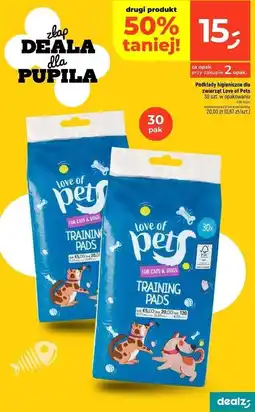 Dealz Podkłady higieniczne dla zwierząt I Love My Pet oferta