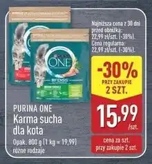 ALDI Karma dla kota sterilcat łosoś i pszenica Purina One oferta