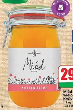 Dino Miód wielokwiatowy 1,5kg Królowa Pszczół oferta