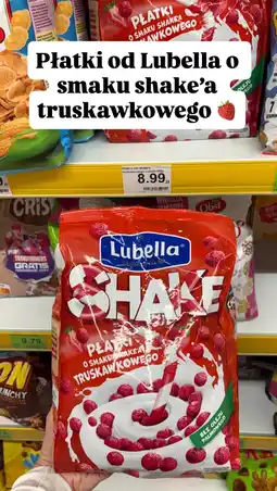 Dino Płatki o smaku shake'a truskawkowego Lubella 500g oferta