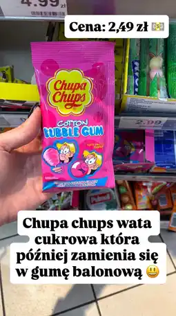 Dino Wata cukrowa Chupa Chups Cotton Bubble Gum oferta