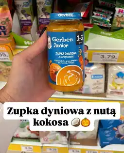 Dino Zupka dyniowa z nutą kokosa Gerber Junior 1-3 lata oferta