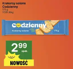 Delikatesy Centrum Krakersy solone Codzienny 175g oferta