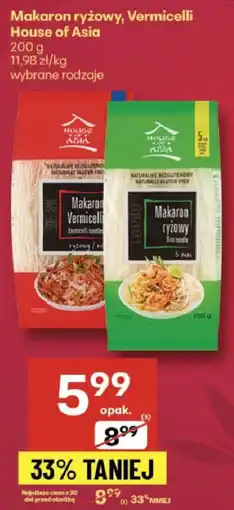 Delikatesy Centrum Makaron ryżowy, Vermicelli House of Asia oferta