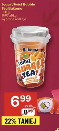 Delikatesy Centrum Jogurt Twist Bubble Tea Bakoma oferta