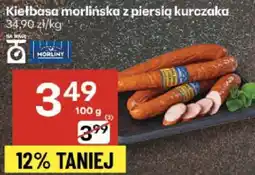 Delikatesy Centrum Kiełbasa morlińska z piersią kurczaka Morliny oferta