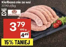 Delikatesy Centrum Kiełbasa nie ze wsi Kabanos oferta