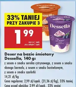 Biedronka Deser Dessella różne rodzaje oferta