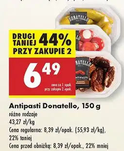 Biedronka Antipasti Donatello różne rodzaje oferta