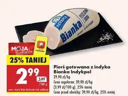 Biedronka Pierś gotowana z indyka Bianka Indykpol oferta