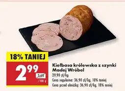 Biedronka Kiełbasa królewska z szynki Madej Wróbel oferta