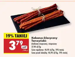 Biedronka Kabanos klasyczny Tarczyński oferta