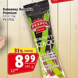 Prim Market Kabanosy Kozackie Premium 140g Pekpol oferta