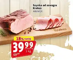 Prim Market Szynka od szwagra Krakus 1kg Animex oferta