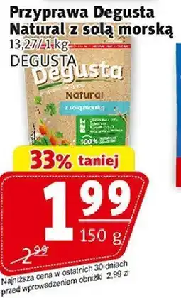 Prim Market Przyprawa Degusta Natural z solą morską 150 g DEGUSTA oferta