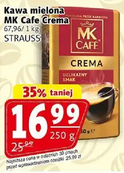 Prim Market Kawa mielona MK Cafe Crema 250 g Strauss oferta