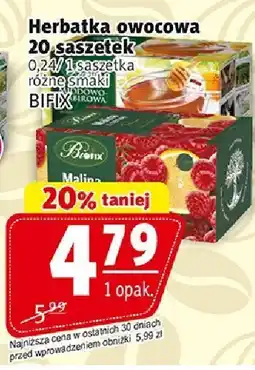 Prim Market Herbatka owocowa 20 saszetek Bifix oferta