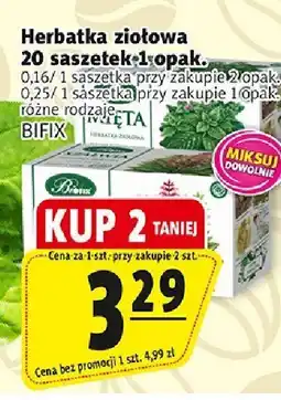 Prim Market Herbatka ziołowa 20 saszetek 1 opak. Bifix oferta
