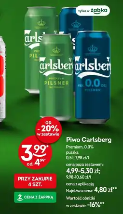 Żabka Piwo Carlsberg oferta