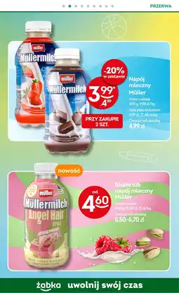 Żabka Shake mleczny Müller oferta