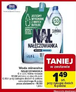 Carrefour Woda niegazowana Nałęczowianka oferta