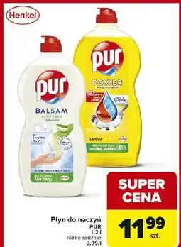 Carrefour Żel do mycia naczyń lemon extra Pur Power 3Xaction oferta