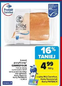 Carrefour Łosoś pacyficzny keta filet Carrefour Targ Świeżości oferta