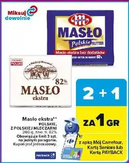 Carrefour Masło ekstra Mlekovita Z Polskiej Mleczarni oferta