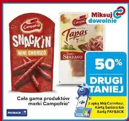 Carrefour Szynka jamón serrano Campofrio oferta