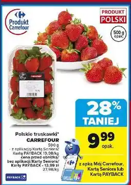 Carrefour Truskawki polska Carrefour Targ Świeżości oferta