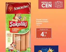 Biedronka Parówki Sokoliki drobiowo-cielęce Sokołów oferta