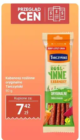 Biedronka Kabanosy roślinne oryginalne Tarczyński oferta
