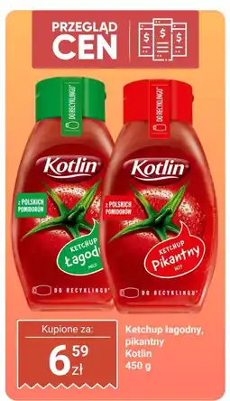Biedronka Ketchup łagodny Kotlin oferta