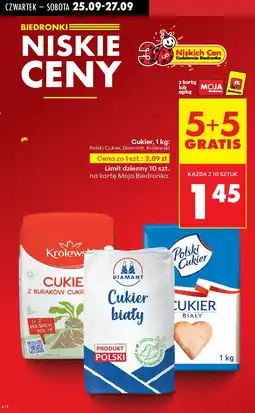 Biedronka Cukier 1kg Diamant oferta