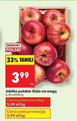 Biedronka Jabłko polskie Gala na wagę Biedronka oferta