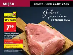 Biedronka Łopatka wieprzowa bez kości pakowana próżniowo Kraina Mięs 0.80kg oferta