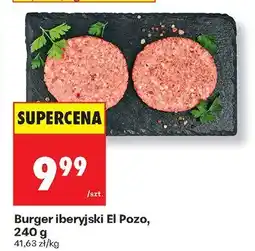 Biedronka Burger iberyjski El Pozo 240g oferta