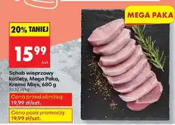 Biedronka Schab wieprzowy kotlety Mega Paka Kraina Mięs 680g oferta