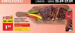 Biedronka Żeberka wieprzowe barbecue Wolno Gotowane Kraina Mięs oferta