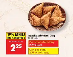 Biedronka Rożek z jabłkiem 95 g Biedronka oferta
